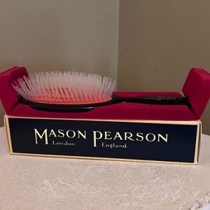 Mason Pearson Pocket Nylon (N4) Dark Ruby - EUC!